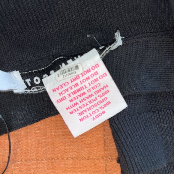 Gretchen Scott Black Grosgrain Heaven Cardigan Solid Women M MEDIUM - Picture 10 of 11